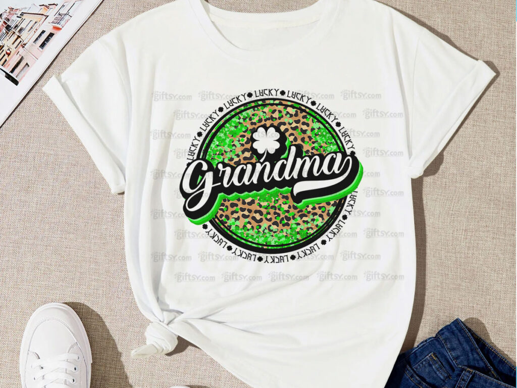 Lucky Grandma St Patrick's Day Sublimation Design Bundle GiftSVG